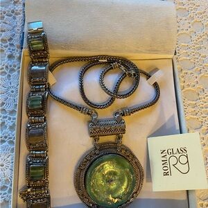 Roman Glass Jewelry Set